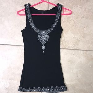 Express rhinestone tank top!